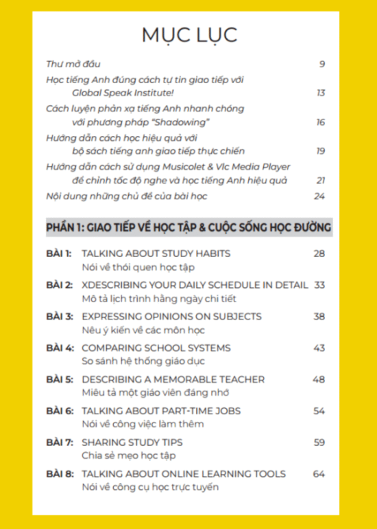 COMBO BỘ 3 TIẾNG ANH GIAO TIẾP THỰC CHIẾN - HỌC SINH SINH VIÊN