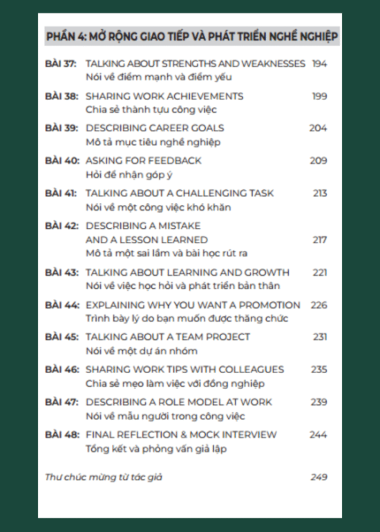 TIẾNG ANH GIAO TIẾP THỰC CHIẾN CHO NGƯỜI ĐI LÀM - CƠ BẢN