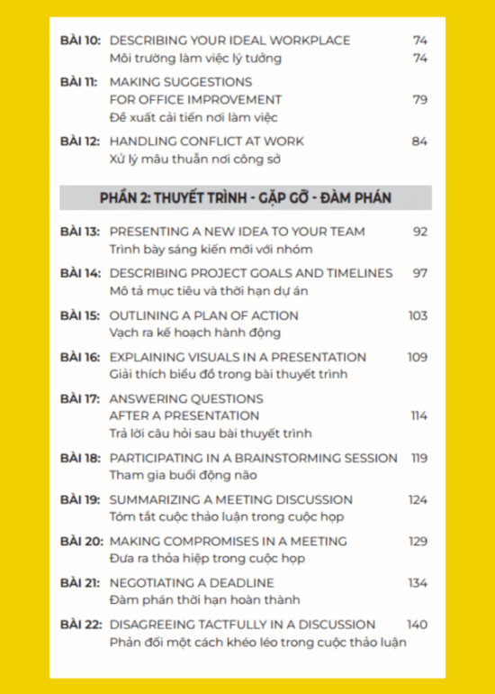 TIẾNG ANH GIAO TIẾP THỰC CHIẾN CHO NGƯỜI ĐI LÀM – TRUNG CẤP